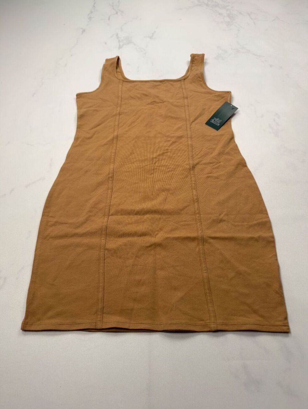 Wild Fable Tank Dress Tan Minimalist Basic Stretch - Womens XL NWT